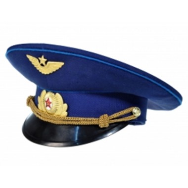 Фуражка офицерская ВВС синего цвета